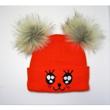 Salar Ticaret Salarticaret Kız Çocuk Bere 1-5 Yaş Arası Turuncu