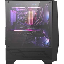 MSI Mag Forge 100R Temperli Cam 2x A-Rgb Fan 1X120 mm 650W 80+ Bronze Psu ATX Bilgisayar Kasası