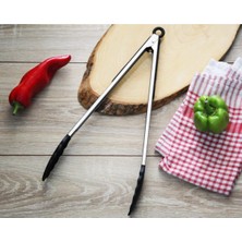 Vio Bella Metal-Ucu Silikon Servis Maşası 39 cm