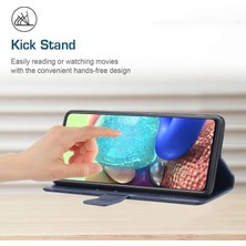 Hello-U Tam Korumalı Suni Deri Stand Kapaklı Cüzdan Işlevli Telefon Kılıfı - Galaxy A12  (Yurt Dışından)