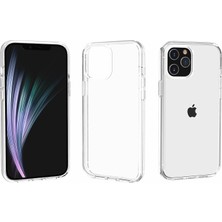 Hello-U iPhone 12 Için Parmak Izi Bırakmayan Şeffaf Pc+Tpu Hibrit Kılıf - Şeffaf  (Yurt Dışından)