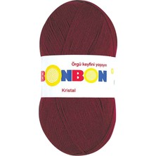 Nako Kristal El Örgü Lif Ipi Bordo 98220