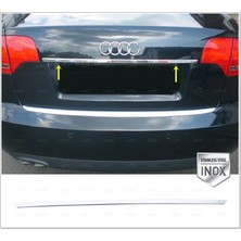 Ebal Oto Audi A4 Krom Bagaj Çıtası 2001-2008 Arası P. Çelik