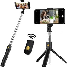 Top Geek K07 Selfie Çubuğu Kablosuz Entegre Tripod Bt 4.0 (Yurt Dışından)