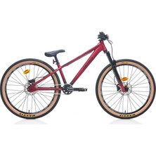 Carraro Bandit 26 Hd Dirt Jump (Mat Koyu KIRMIZI-SIYAH)LIMON10 Bis.