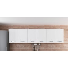 Minar 290 cm Mutfak Dolabı Beyaz 290-B2-ÜST Modül