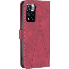 Binfen Color BF05 Xiaomi Redmi Note 11 Pro+ / Redmi Note 11 Pro Için Pu Deri Cüzdanlı Telefon Kılıfı (Yurt Dışından)