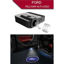 Vegaled Ford Kapı Altı Logo Lamba Pilli Sensörlü Kolay Montaj
