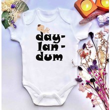 İrembaby Unisex Bebek Baskılı %100 Pamuklu Çıtçıtlı Body Zıbın