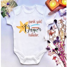 İrembaby Unisex Bebek Baskılı %100 Pamuklu Çıtçıtlı Body Zıbın