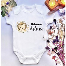 İrembaby Unisex Bebek Baskılı %100 Pamuklu Çıtçıtlı Body Zıbın