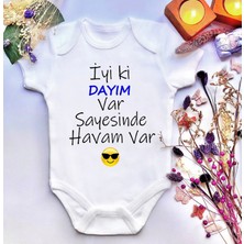 İrembaby Unisex Bebek Baskılı %100 Pamuklu Çıtçıtlı Body Zıbın