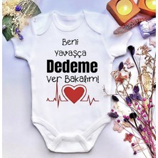 İrembaby Unisex Bebek Baskılı %100 Pamuklu Çıtçıtlı Body Zıbın