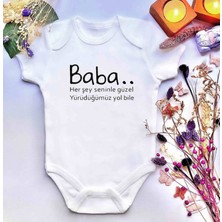 İrembaby Unisex Bebek Baskılı %100 Pamuklu Çıtçıtlı Body Zıbın