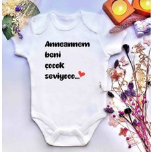 İrembaby Unisex Bebek Baskılı %100 Pamuklu Çıtçıtlı Body Zıbın