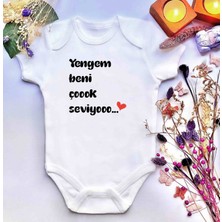 İrembaby Unisex Bebek Baskılı %100 Pamuklu Çıtçıtlı Body Zıbın