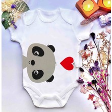 İrembaby Unisex Bebek Baskılı %100 Pamuklu Çıtçıtlı Body Zıbın