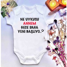 İrembaby Unisex Bebek Baskılı %100 Pamuklu Çıtçıtlı Body Zıbın