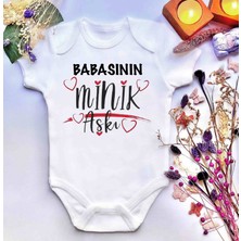 İrembaby Unisex Bebek Baskılı %100 Pamuklu Çıtçıtlı Body Zıbın