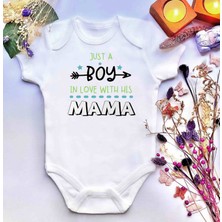 İrembaby Unisex Bebek Baskılı %100 Pamuklu Çıtçıtlı Body Zıbın