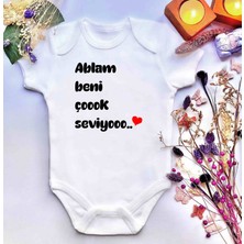 İrembaby Unisex Bebek Baskılı %100 Pamuklu Çıtçıtlı Body Zıbın