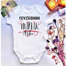 İrembaby Unisex Bebek Baskılı %100 Pamuklu Çıtçıtlı Body Zıbın