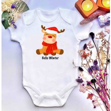 İrembaby Unisex Bebek Baskılı %100 Pamuklu Çıtçıtlı Body Zıbın