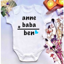 İrembaby Unisex Bebek Baskılı %100 Pamuklu Çıtçıtlı Body Zıbın