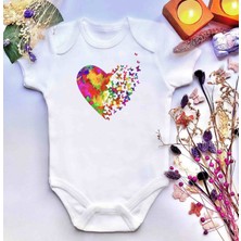 İrembaby Unisex Bebek Baskılı %100 Pamuklu Çıtçıtlı Body Zıbın