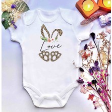 İrembaby Unisex Bebek Baskılı %100 Pamuklu Çıtçıtlı Body Zıbın
