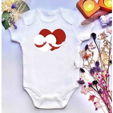 İrembaby Unisex Bebek Baskılı %100 Pamuklu Çıtçıtlı Body Zıbın