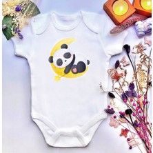 İrembaby Unisex Bebek Baskılı %100 Pamuklu Çıtçıtlı Body Zıbın