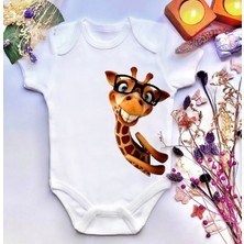 İrembaby Unisex Bebek Baskılı %100 Pamuklu Çıtçıtlı Body Zıbın