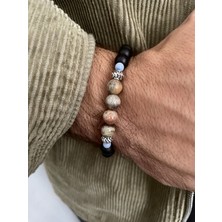 Padore Accessory Uzay Motifli Şık Doğal Taş Bileklik