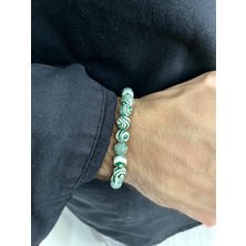 Padore Accessory Çok Şık Doğal Taş Ceyd Bileklik