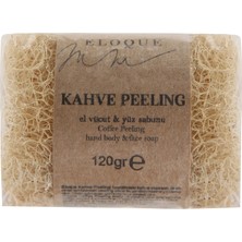 Eloque %100 Doğal Kabak Lifli Kahve Peeling Sabun - 120 gr ( Gliserinli )