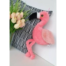 Shiva Gift&More Peluş Flamingo 45 cm Sevimli Pelüş Bebek Çocuk Oyuncağı Uyku Arkadaşım