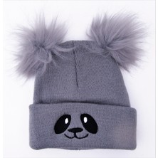 Salar Ticaret Kız Çocuk Bere 1-5 Yaş Arası Antrasit