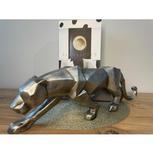 Karerco Jaguar Figürü, Polyester Biblo, Hediyelik, Dekoratif Ürünler, Dekoratif Obje ve Biblo