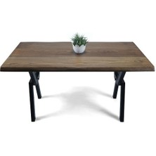 Entema Doğal Ağaç Masif Hibrit Kütük Masa ve Sehpa 75 cm x 165 cm