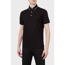 Emporio Armani % 100 Pamuk Düğmeli Polo T Shirt Erkek Polo 8N1FP0 1jhwz 0999