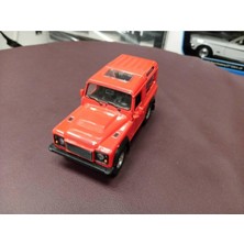 Welly Land Rover Defender Maket Çek Bırak Diecast Model Kırmızı