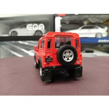 Welly Land Rover Defender Maket Çek Bırak Diecast Model Kırmızı