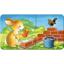 Ravensburger 9x2 Parça Puzzle Inşaatçı Hayvanlar 030743