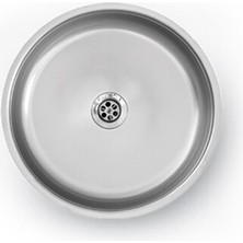 Sinkon D38 Tezgah Altı Yuvarlak Evye 38 cm