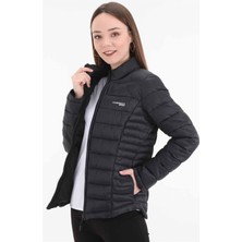 Lumberjack Basic Padded Coat 100559645 Dıkıslı Cantalı Mont Siyah