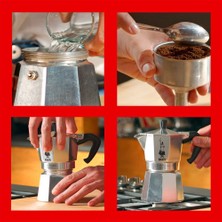 Bialetti Moka Pot Express 6 Cup (Bialetti Moka Pot Express 6 Cup Aluminum Gray)