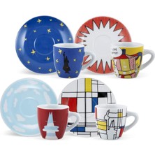 Bialetti 4'lü Fincan Seti Arte