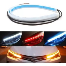 Techmaster Açılış Animasyonlu Audi Tip Kayar Sinyalli Gündüz Ledi 60CM