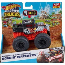 Hot Wheels Hot Wheels Monster Trucks Kükreyen Arabalar Serisi HDX60 - Bone Shaker-Kırmızı